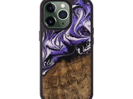 iPhone 13 Pro Wood Phone Case - Heino (Purple, 745344) Online Hot Sale