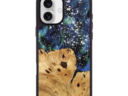 iPhone 16 Plus Wood Phone Case - Anni (Cosmos, 745210) Hot on Sale