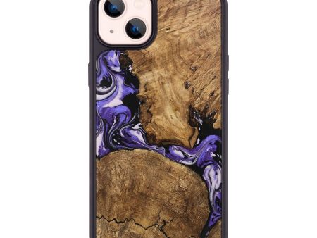 iPhone 14 Plus Wood Phone Case - Deniece (Purple, 745365) For Sale