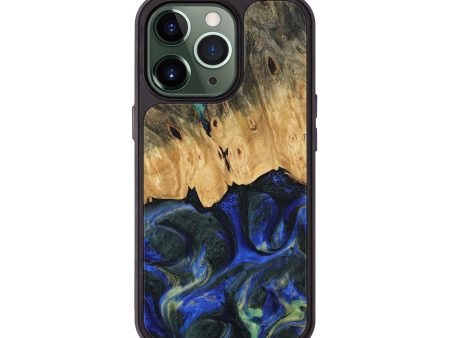 iPhone 13 Pro Wood Phone Case - Rozanna (Blue, 745224) Discount