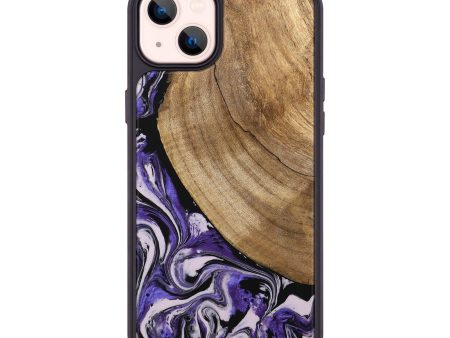 iPhone 14 Plus Wood Phone Case - Daren (Purple, 745440) Online now