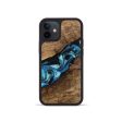 iPhone 12 mini Wood Phone Case - Blithe (Blue, 745324) Online now