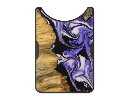 Alloy Wood Wallet - Latesha (Purple, 745366) Online Hot Sale