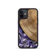 iPhone 12 mini Wood Phone Case - Daren (Purple, 745440) For Cheap