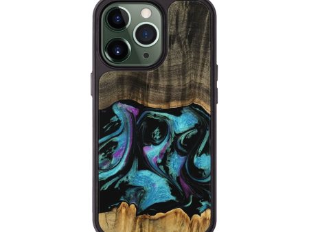 iPhone 13 Pro Wood Phone Case - Tavian (Purple, 745105) For Discount