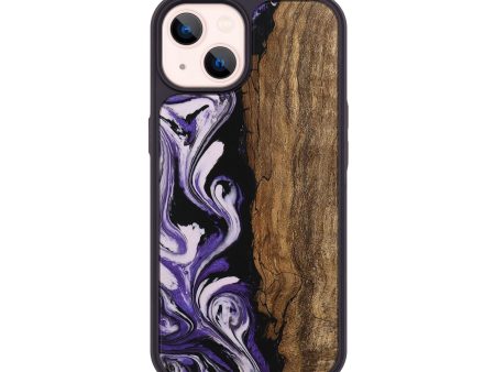 iPhone 14 Wood Phone Case - Davis (Purple, 745348) Hot on Sale