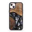 iPhone 14 Plus Wood Phone Case - Jolette (Black & White, 745162) on Sale