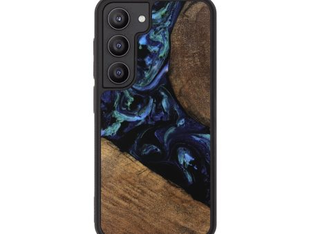 Galaxy S23 Wood Phone Case - Cezary (Blue, 745179) Sale