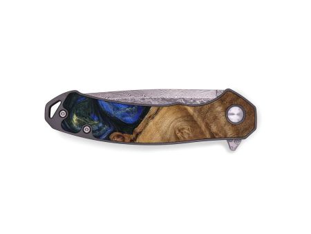 EDC Wood Pocket Knife - Darice (Blue, 745095) Supply