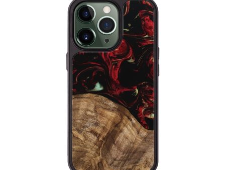 iPhone 13 Pro Wood Phone Case - Jemal (Red, 745211) For Discount