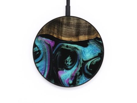 Circle Wood Wireless Charger - Tavian (Purple, 745105) Sale