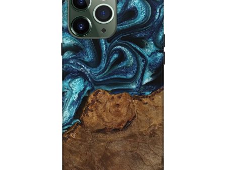 iPhone 13 Pro Max Wood Live Edge Phone Case - Vito (Blue, 745073) Sale