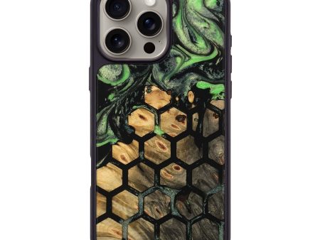 iPhone 16 Pro Max Wood Phone Case - Tangela (Pattern, 744986) Online Hot Sale