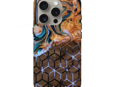 iPhone 16 Pro Wood Live Edge Phone Case - Diju (Pattern, 745043) Cheap