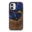 iPhone 16 Plus Wood Phone Case - Ebert (Blue, 745112) For Cheap