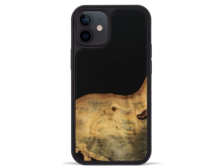 iPhone 12 mini Wood Phone Case - Cornell (Wood Burl, 744980) For Sale