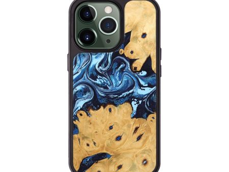 iPhone 13 Pro Wood Phone Case - Orland (Blue, 745005) Cheap