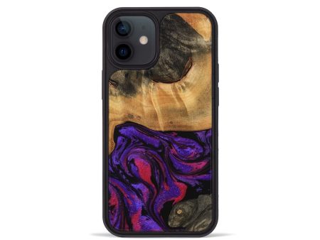 iPhone 12 mini Wood Phone Case - Koray (Purple, 745004) Online Hot Sale