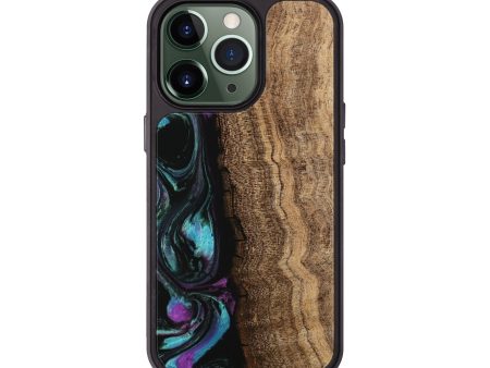 iPhone 13 Pro Wood Phone Case - Hannie (Purple, 745109) Hot on Sale