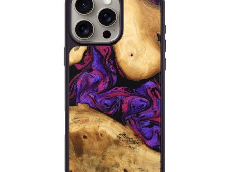 iPhone 16 Pro Max Wood Phone Case - Adelia (Purple, 745027) Online Hot Sale