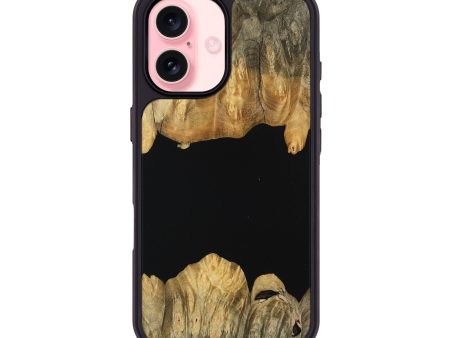 iPhone 16 Wood Phone Case - Basia (Wood Burl, 745136) Hot on Sale