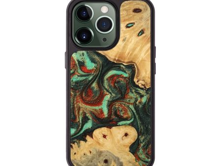 iPhone 13 Pro Wood Phone Case - Tandi (Green, 744976) Sale