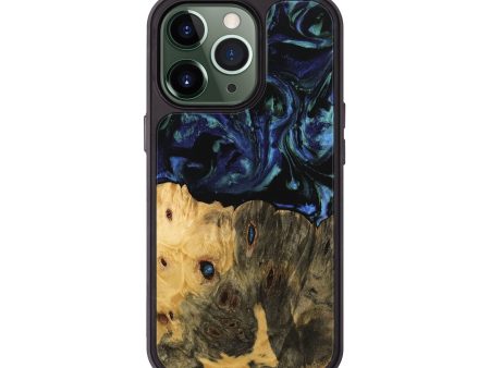 iPhone 13 Pro Wood Phone Case - Jada (Blue, 745168) Cheap