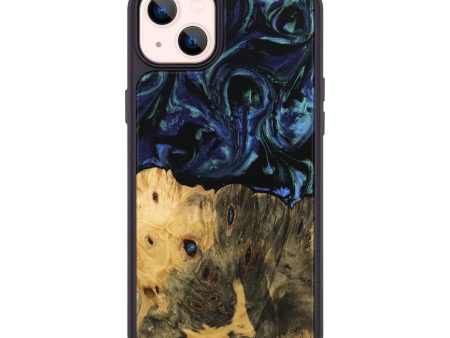 iPhone 14 Plus Wood Phone Case - Jada (Blue, 745168) Discount