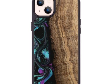 iPhone 14 Plus Wood Phone Case - Hannie (Purple, 745109) on Sale