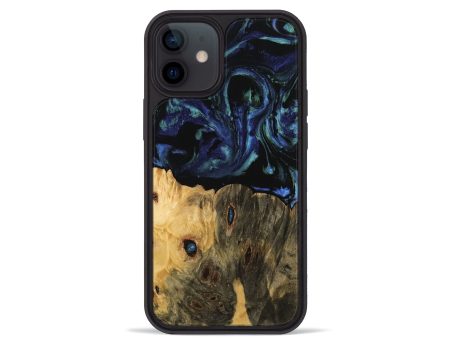 iPhone 12 mini Wood Phone Case - Jada (Blue, 745168) Discount