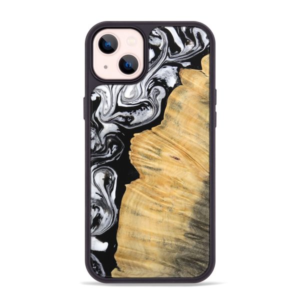 iPhone 14 Plus Wood Phone Case - Beau (Black & White, 745002) Online Hot Sale