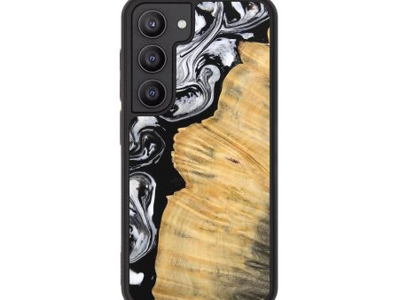 Galaxy S23 Wood Phone Case - Beau (Black & White, 745002) Online now