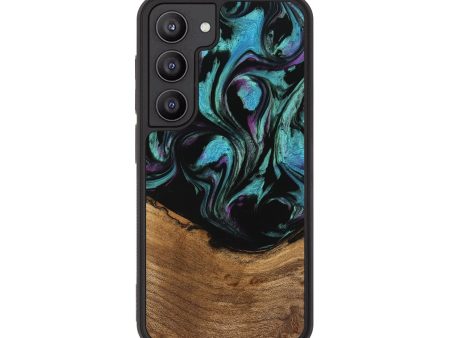 Galaxy S23 Wood Phone Case - Janene (Purple, 745113) For Discount