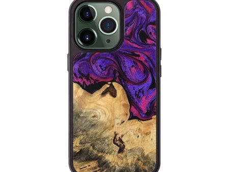 iPhone 13 Pro Wood Phone Case - Haden (Purple, 745032) Sale