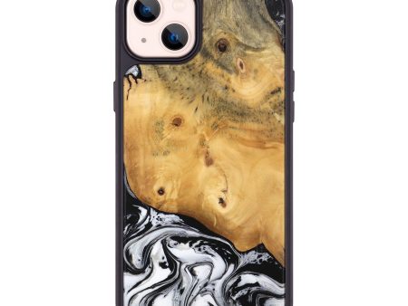 iPhone 14 Plus Wood Phone Case - Gauge (Black & White, 744943) Online