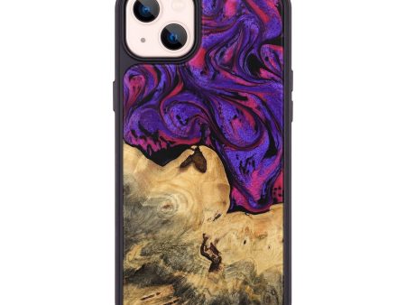 iPhone 14 Plus Wood Phone Case - Haden (Purple, 745032) For Sale