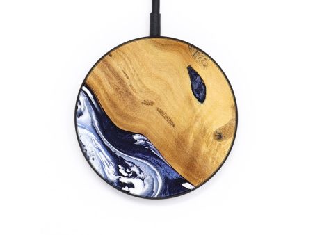 Circle Wood Wireless Charger - Shedman (Blue, 744975) Fashion