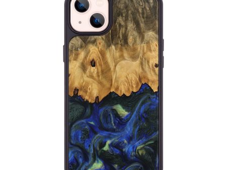 iPhone 14 Plus Wood Phone Case - Hjalmer (Blue, 745123) Supply