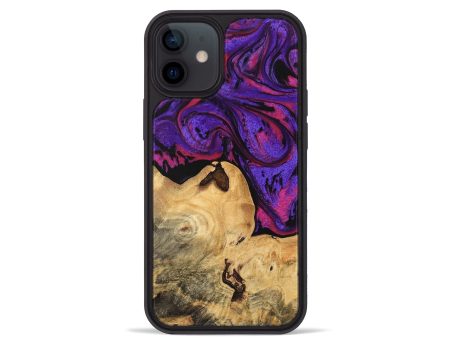 iPhone 12 mini Wood Phone Case - Haden (Purple, 745032) Online Hot Sale