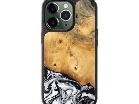 iPhone 13 Pro Wood Phone Case - Gauge (Black & White, 744943) Supply