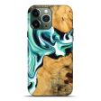 iPhone 13 Pro Max Wood Live Edge Phone Case - Porsha (Green, 745059) Sale